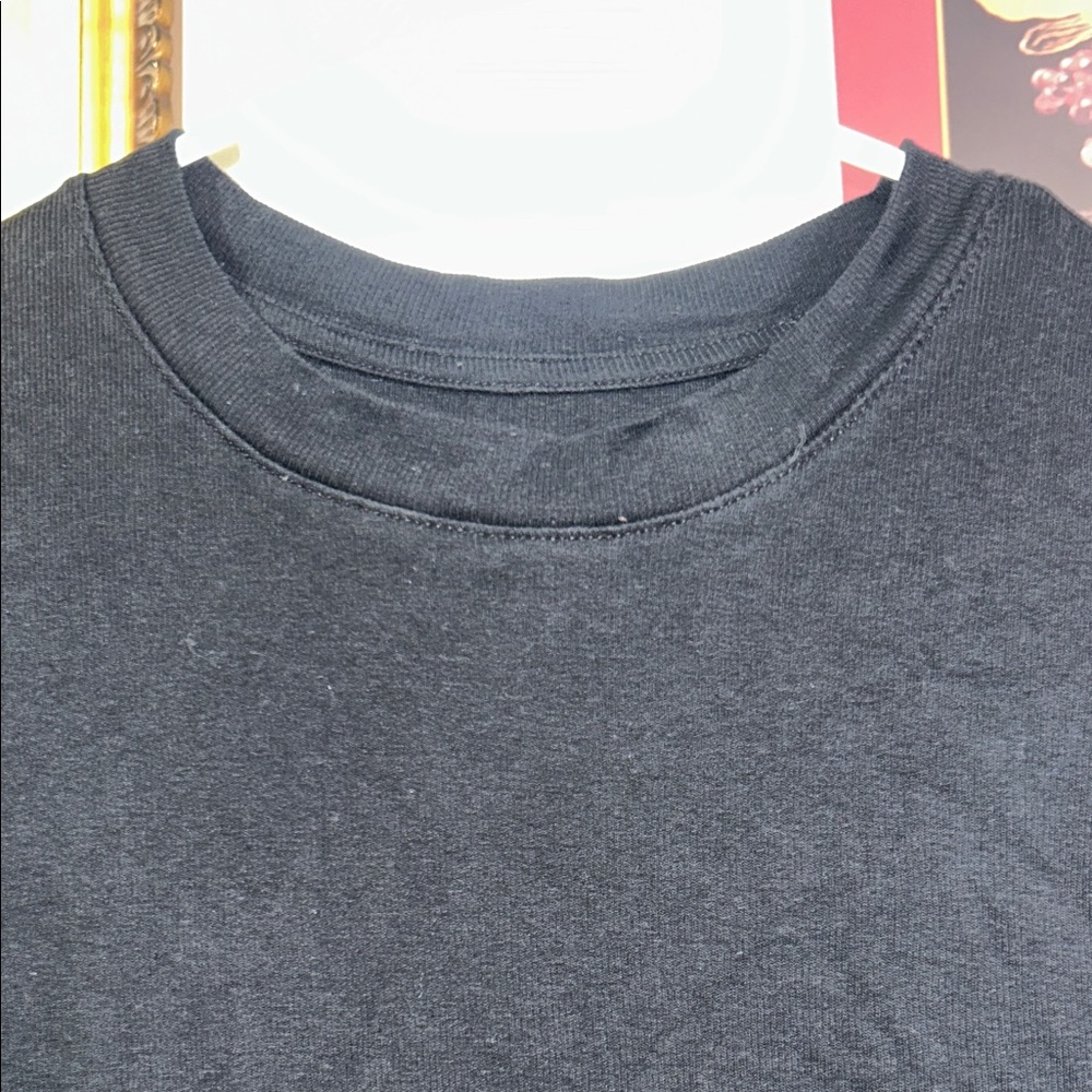 a new day Black Short Sleeve Crewneck Tee